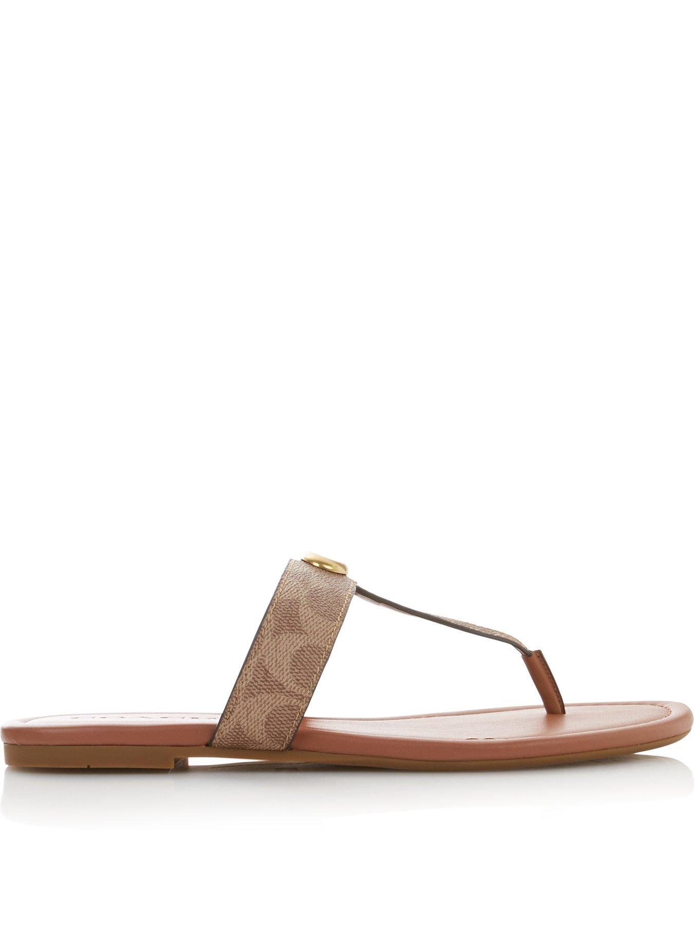 jessie buckle thong sandals