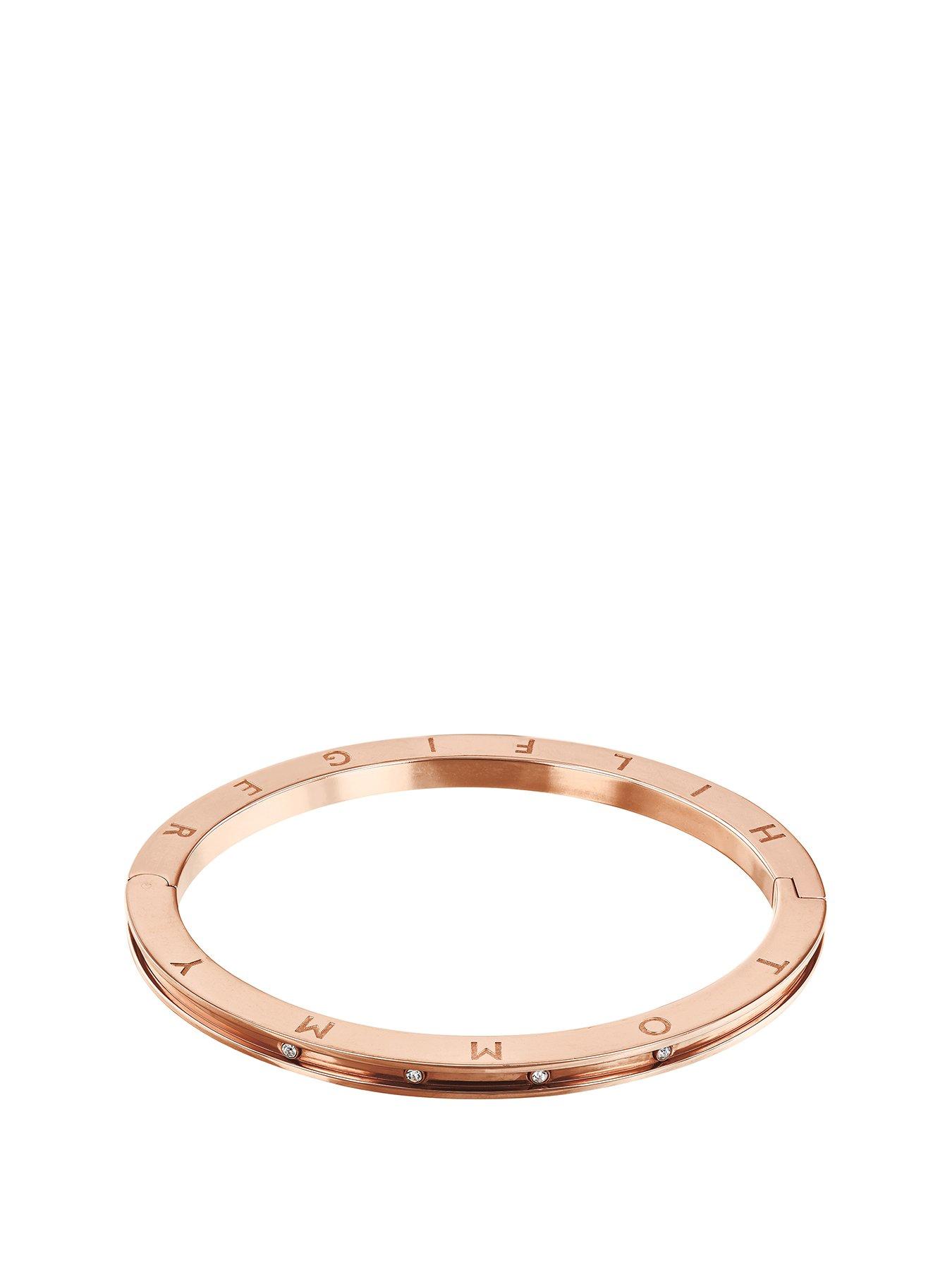 Tommy Hilfiger Rose Gold Crystal Set Ladies Bangle review