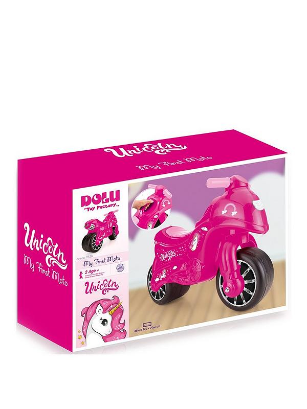 Image 2 of 6 of Dolu Pink Unicorn My First Moto Ride On