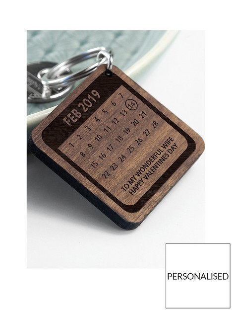 treat-republic-personalised-a-day-to-remember-wooden-keyring