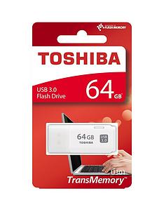 Toshiba 64GB USB 3.0 Flash Drive - White