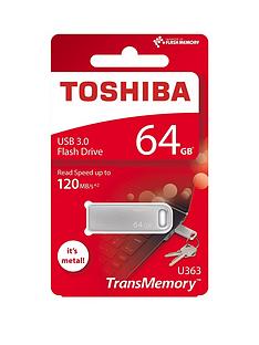 Toshiba 64GB USB 3.0 Flash Drive - Metal