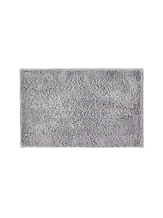 front image of hotel-collection-luxury-supersoft-bath-mat-silver
