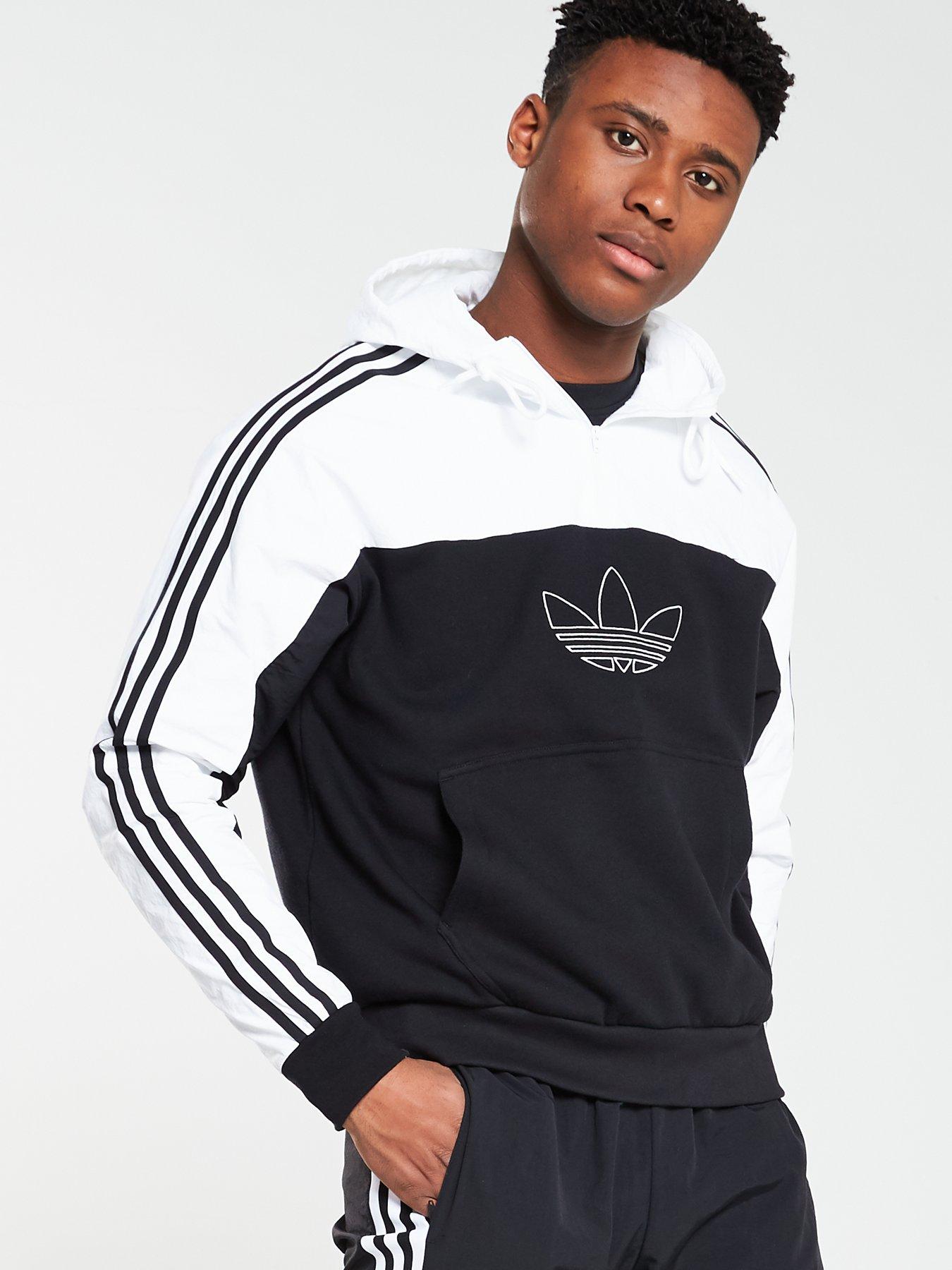 adidas originals mixed hoodie