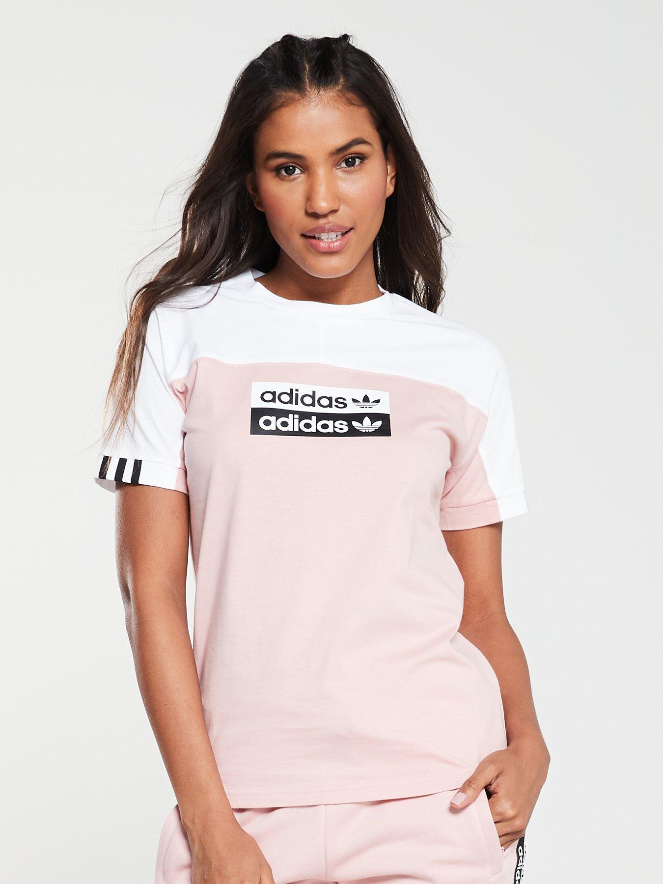 adidas double logo t shirt