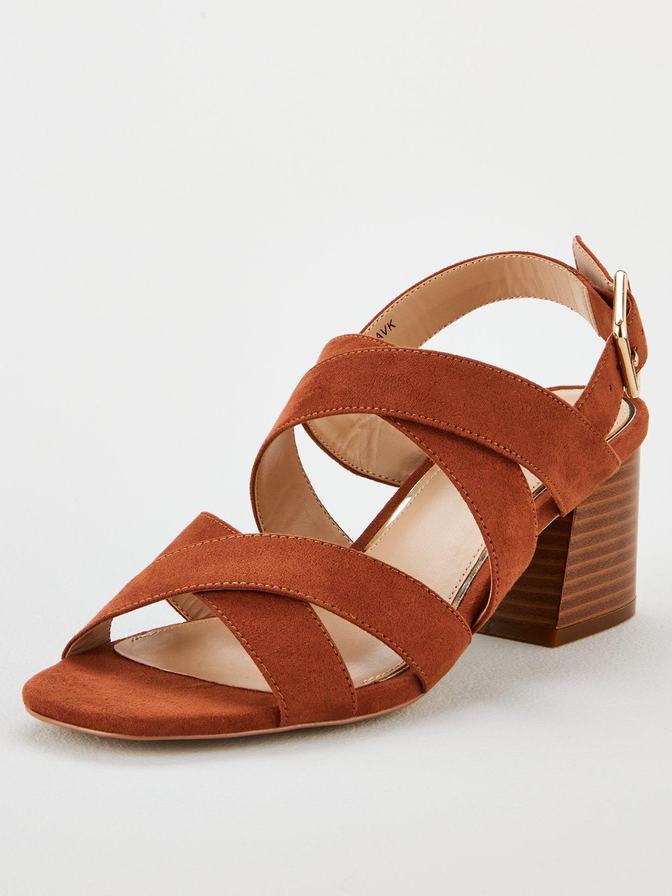 tan stiletto sandals
