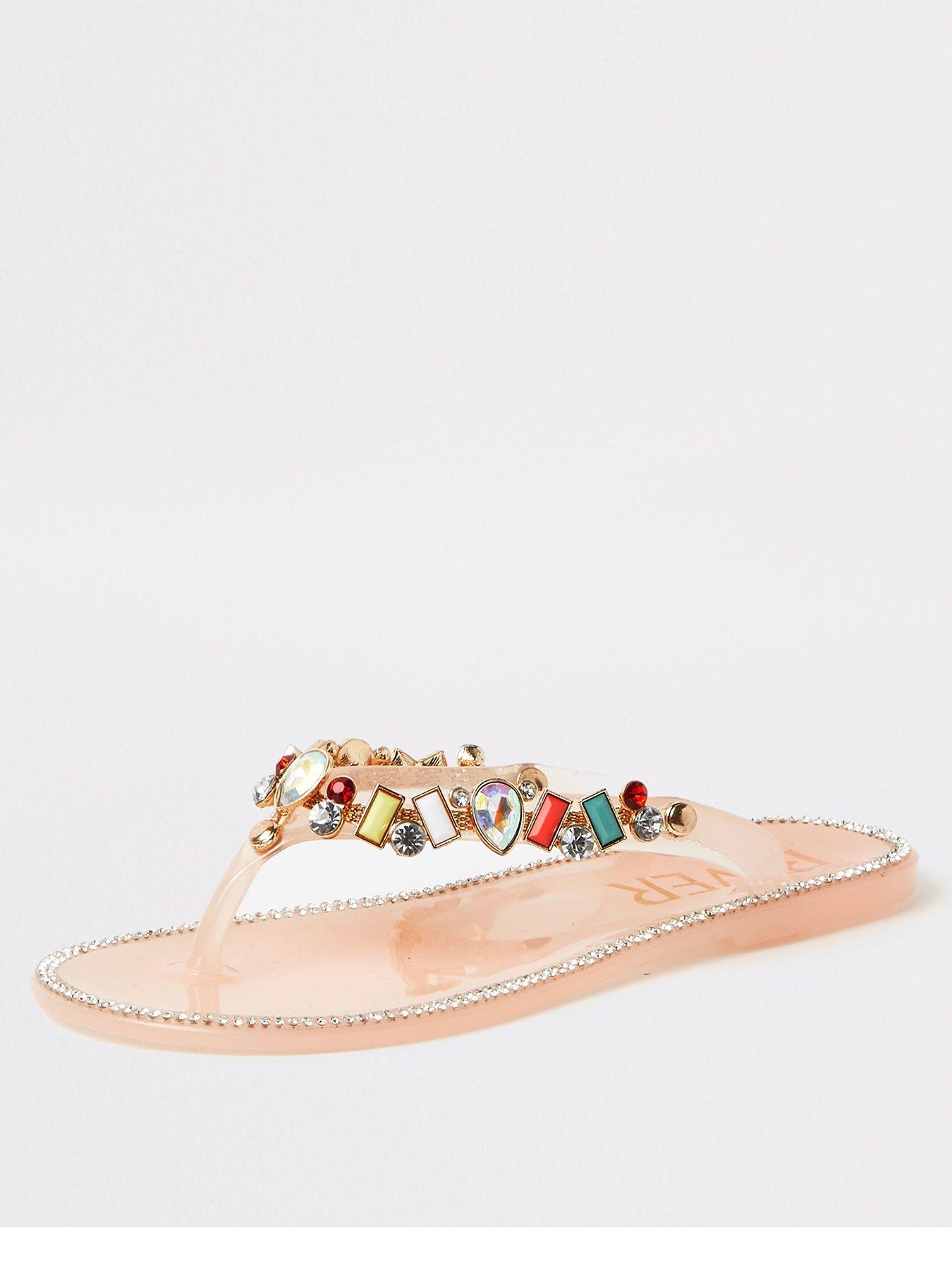 river island flip flops
