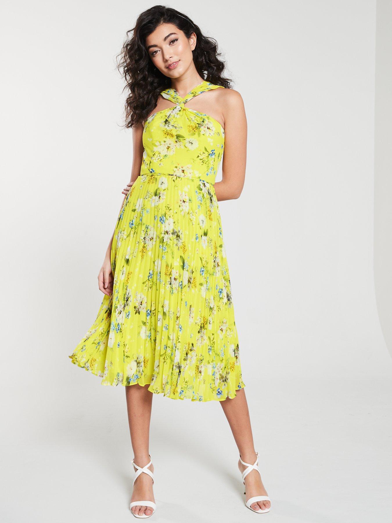 daisy haze twist neck dress
