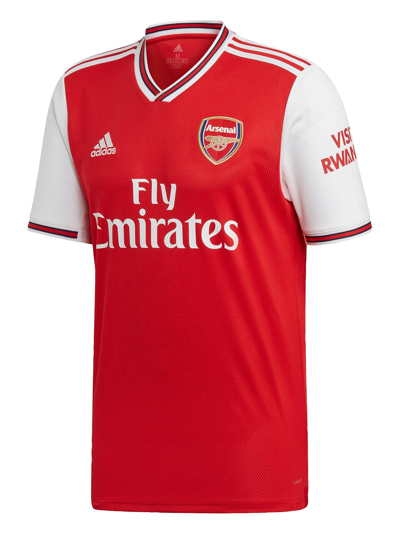 Arsenal 19/20 Home Shirt - Red | very.co.uk