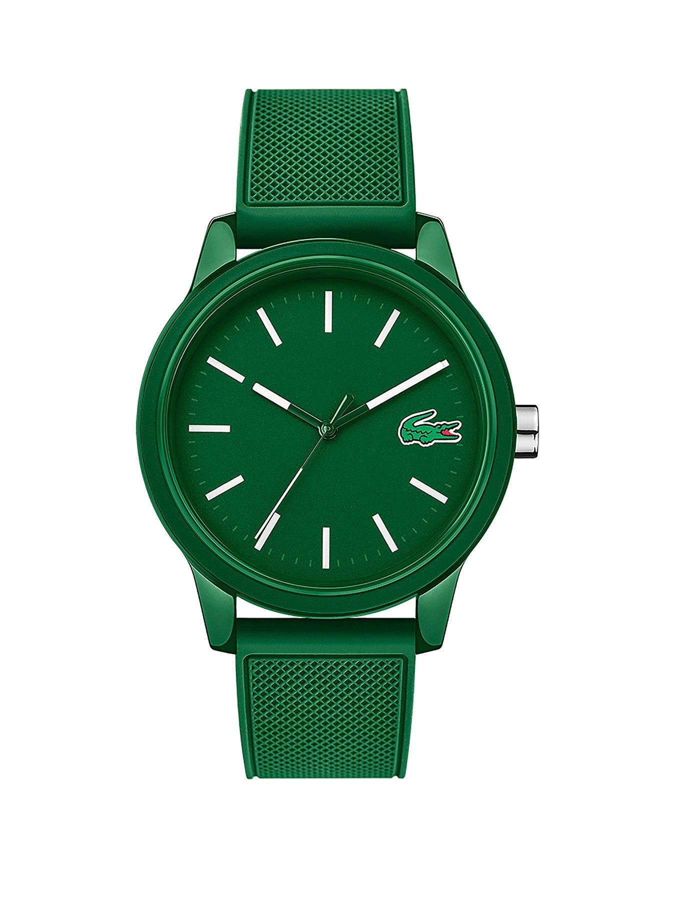 Lacoste Lacoste 12.12 Green And White Detail Dial Green Fabric Strap Mens Watch review