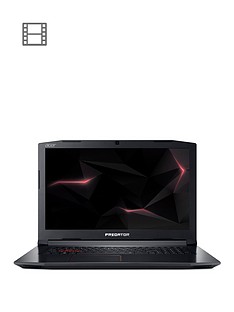 Acer Helios 300 Intel® Core¿ i7-8750H 16GB RAM 256GB SSD + 1000 GB HDD 17.3in Laptop Black
