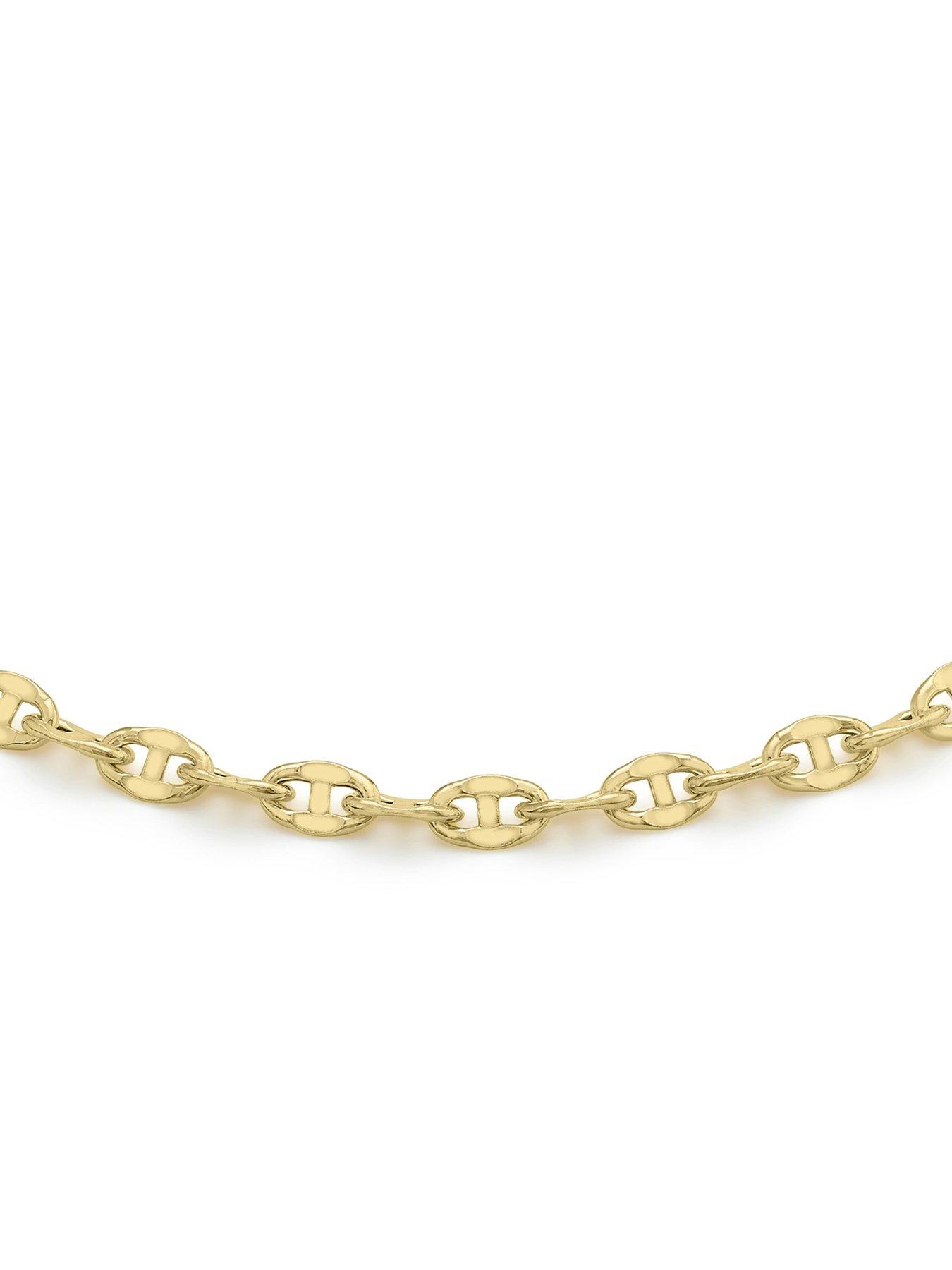 Image 3 of 4 of The Love Collection 9ct Gold Fancy Chain Link Bracelet