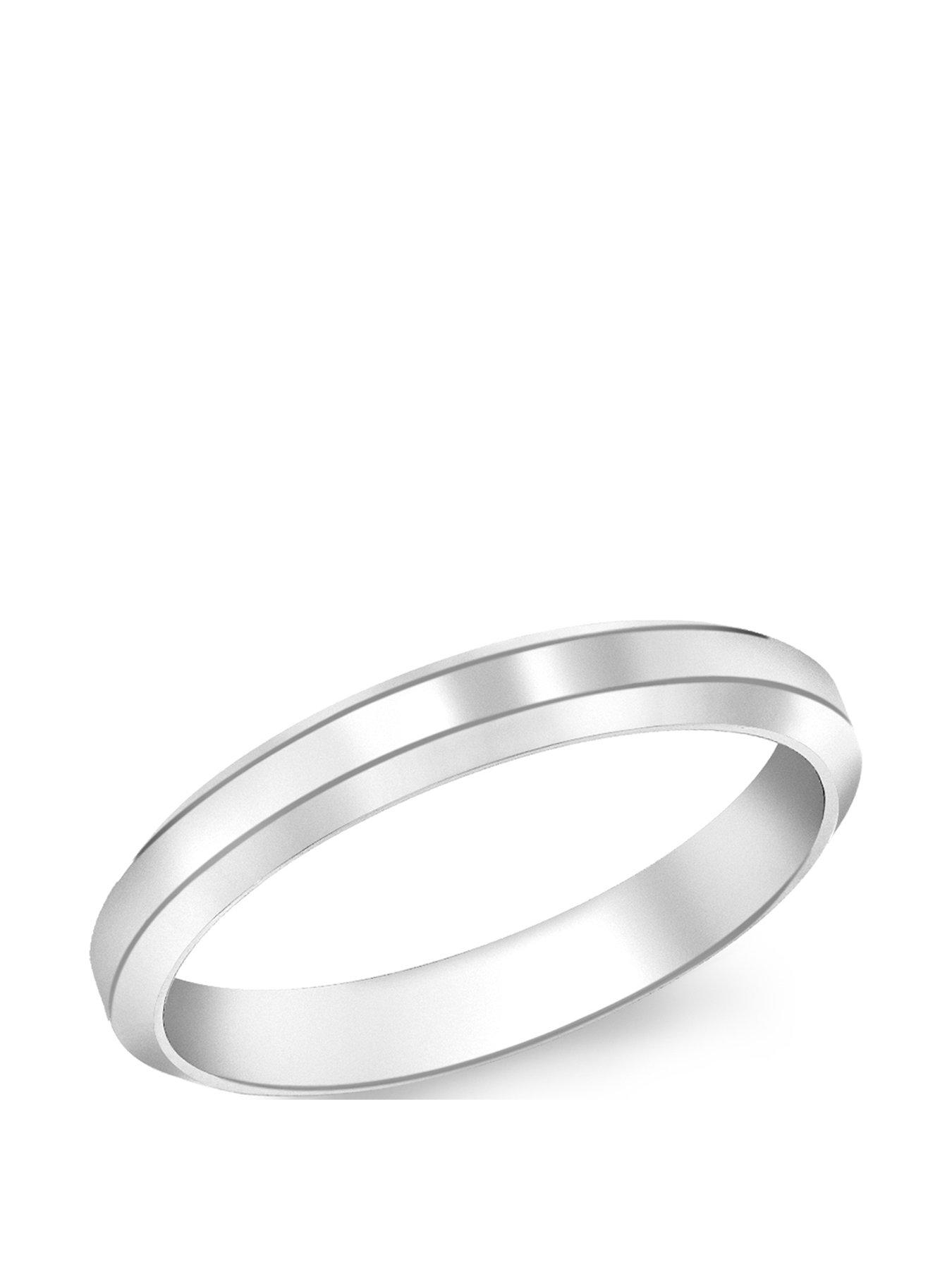 White gold wedding clearance bands