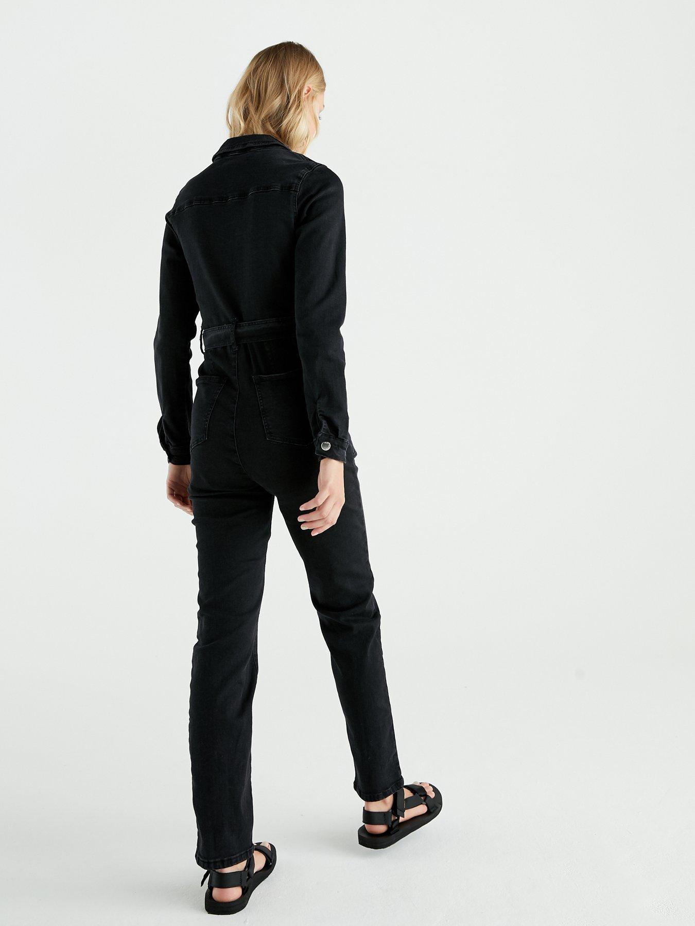 denim jumpsuit very