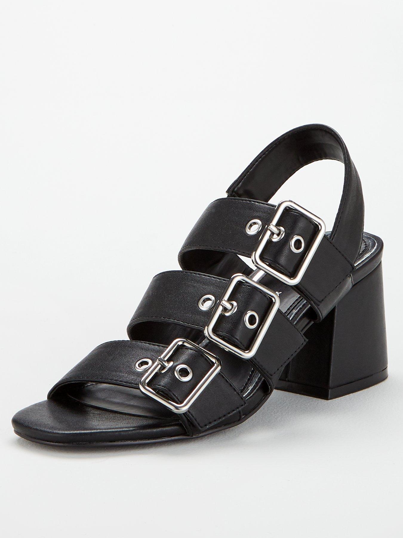 3 buckle sandals