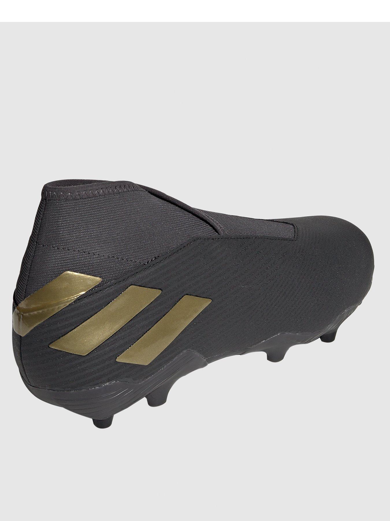 Adidas Nemeziz Laceless 19 3 Firm Ground Football Boot Black