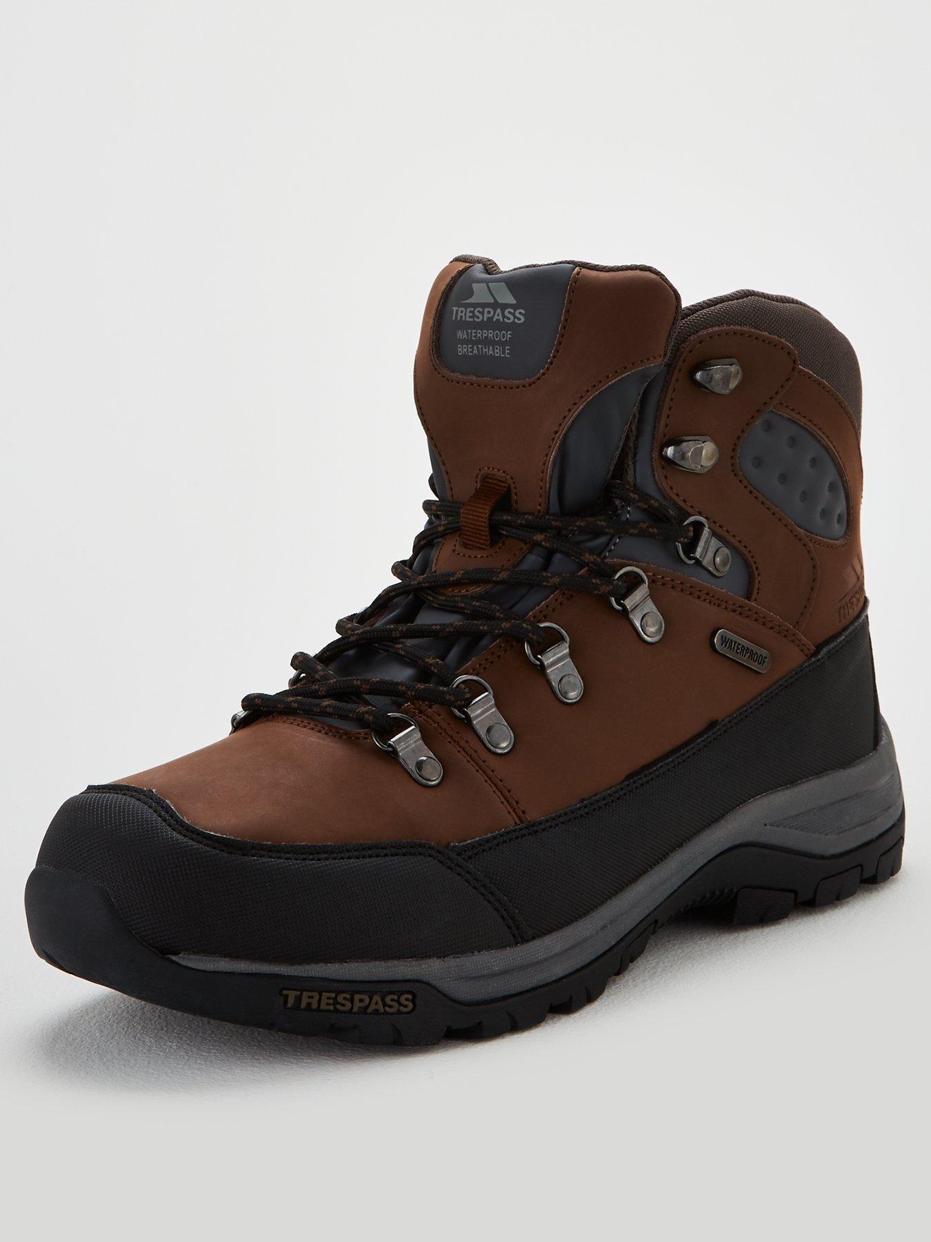 men's highton stretch waterproof walking boots briar true red