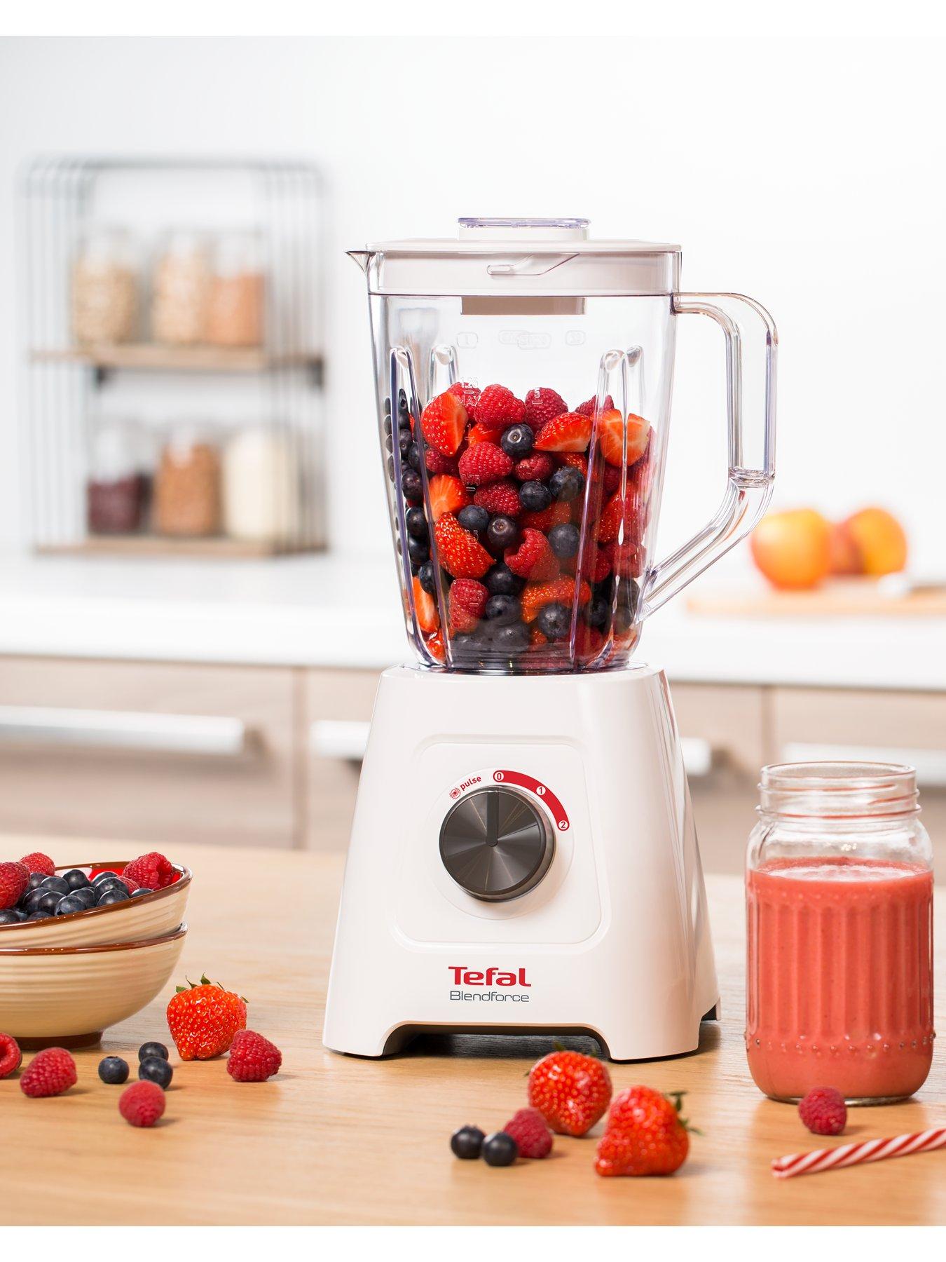 Tefal BL420140 Blendforce II Plastic Blender White very.co.uk