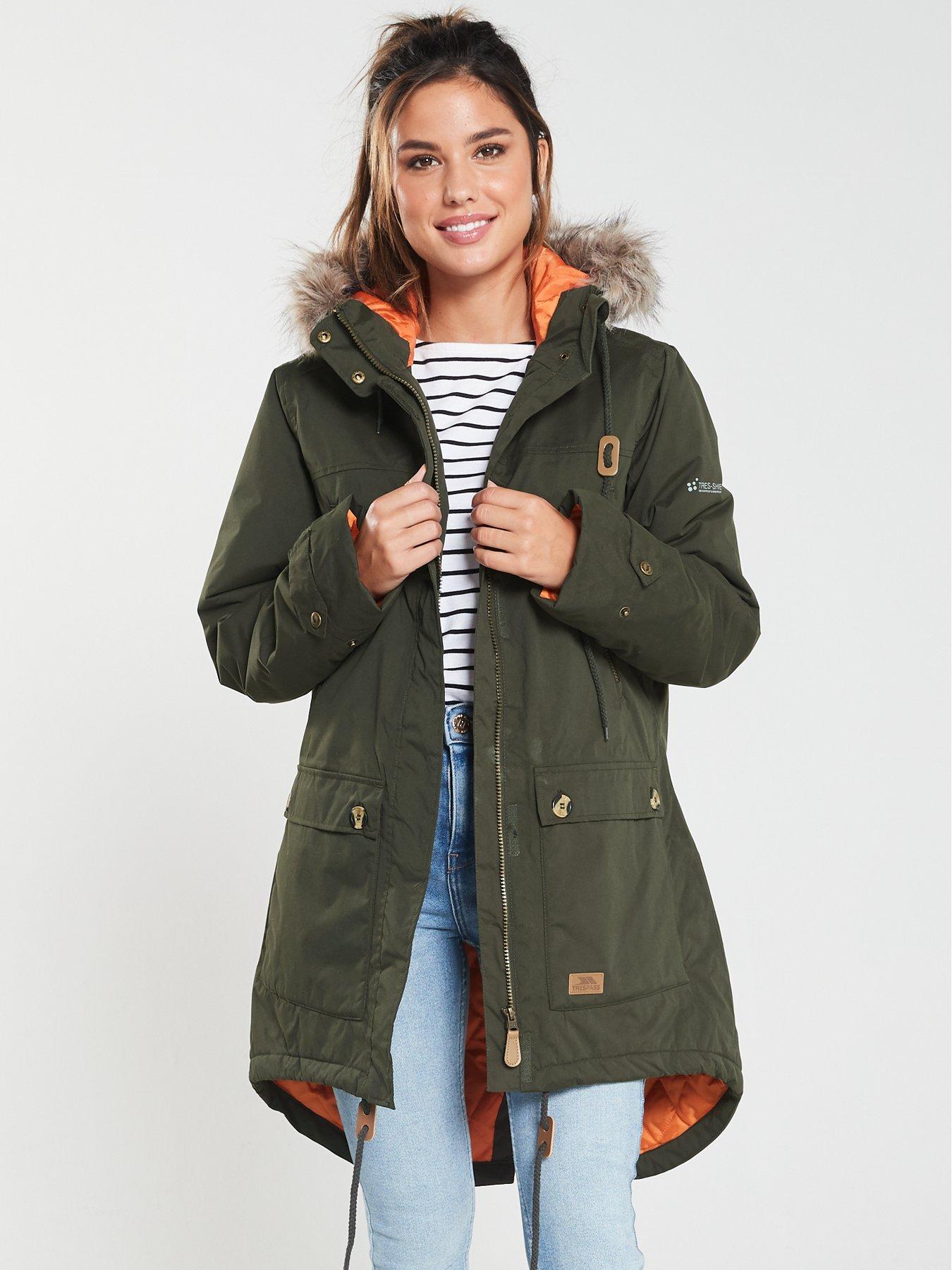 Trespass womens 2025 clea parka