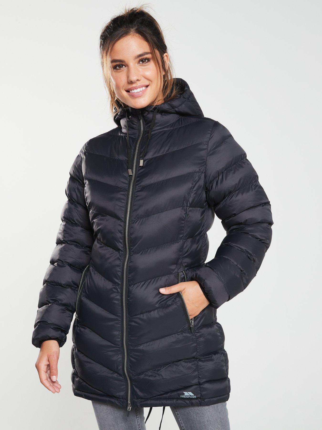 Trespass womens rianna 2025 padded hooded long