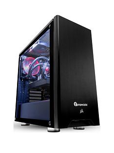 PC Specialist Stalker Titan Intel Core i5, 16GB RAM, 256GB SSD & 1TB Hard Drive, 8GB Nvidia GTX 2070 Graphics, Desktop PC - Black