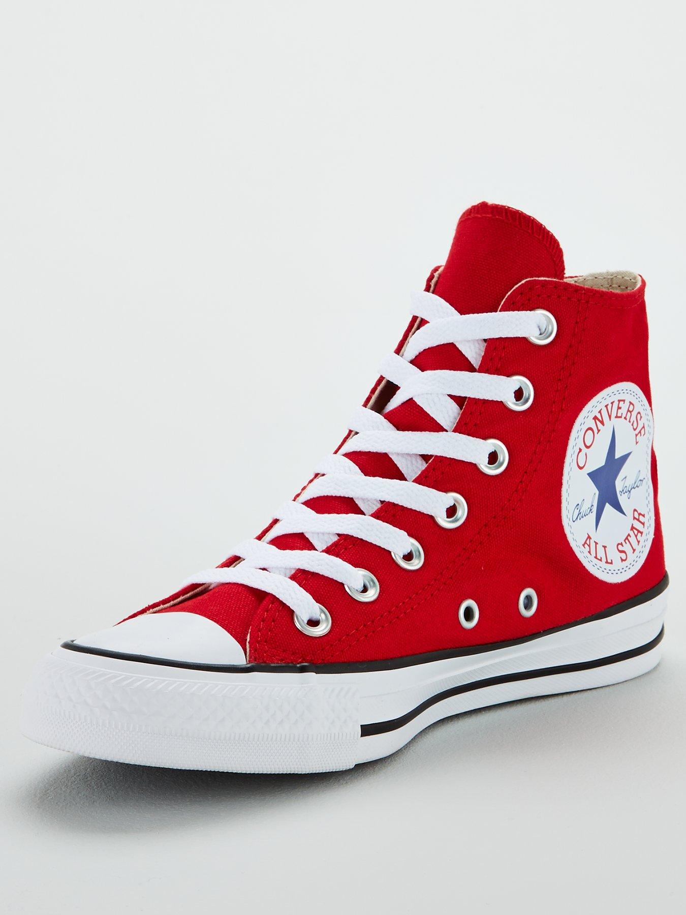 converse red hi