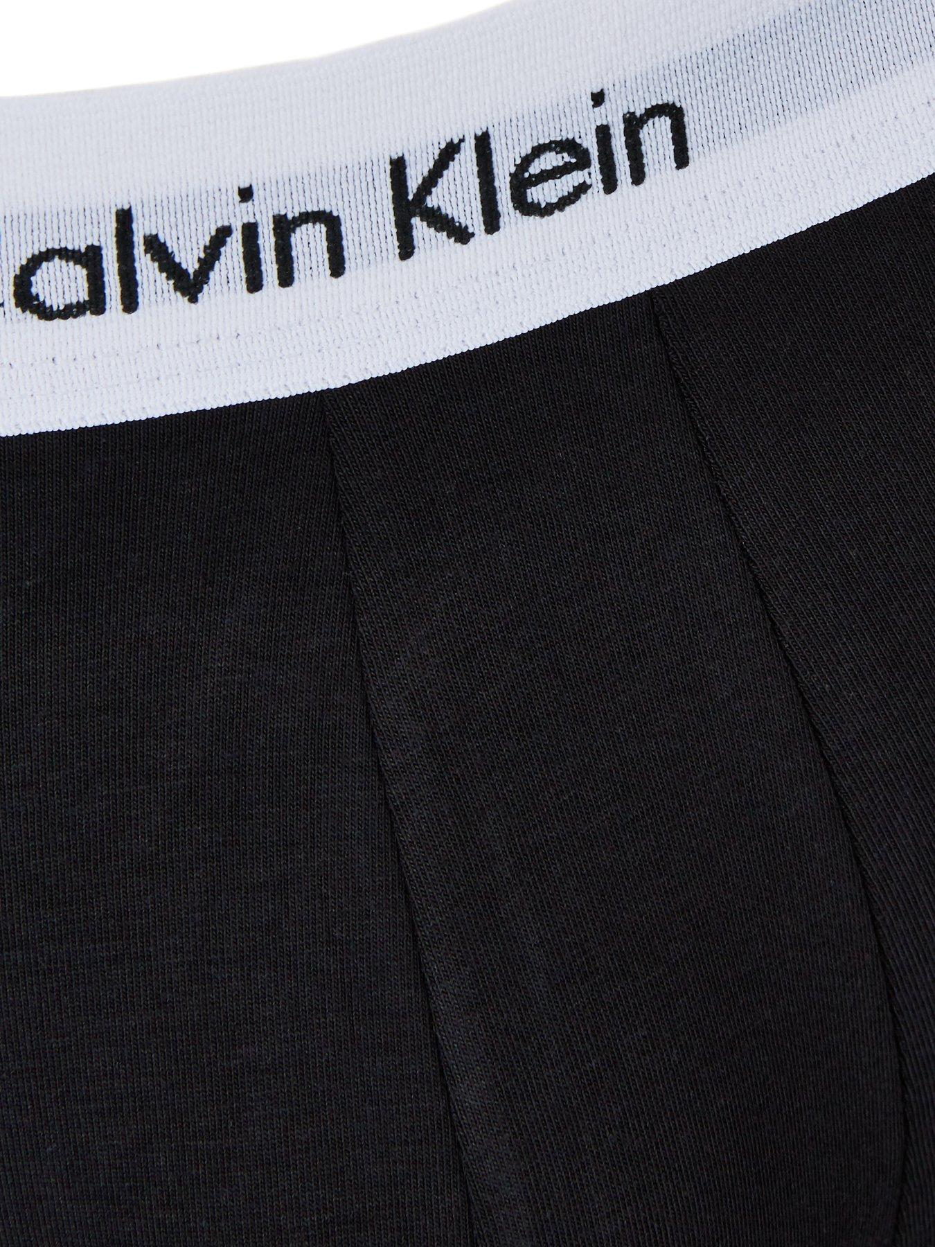 Calvin Klein 3 Pack Low Rise Trunks - Grey/White/Black | very.co.uk