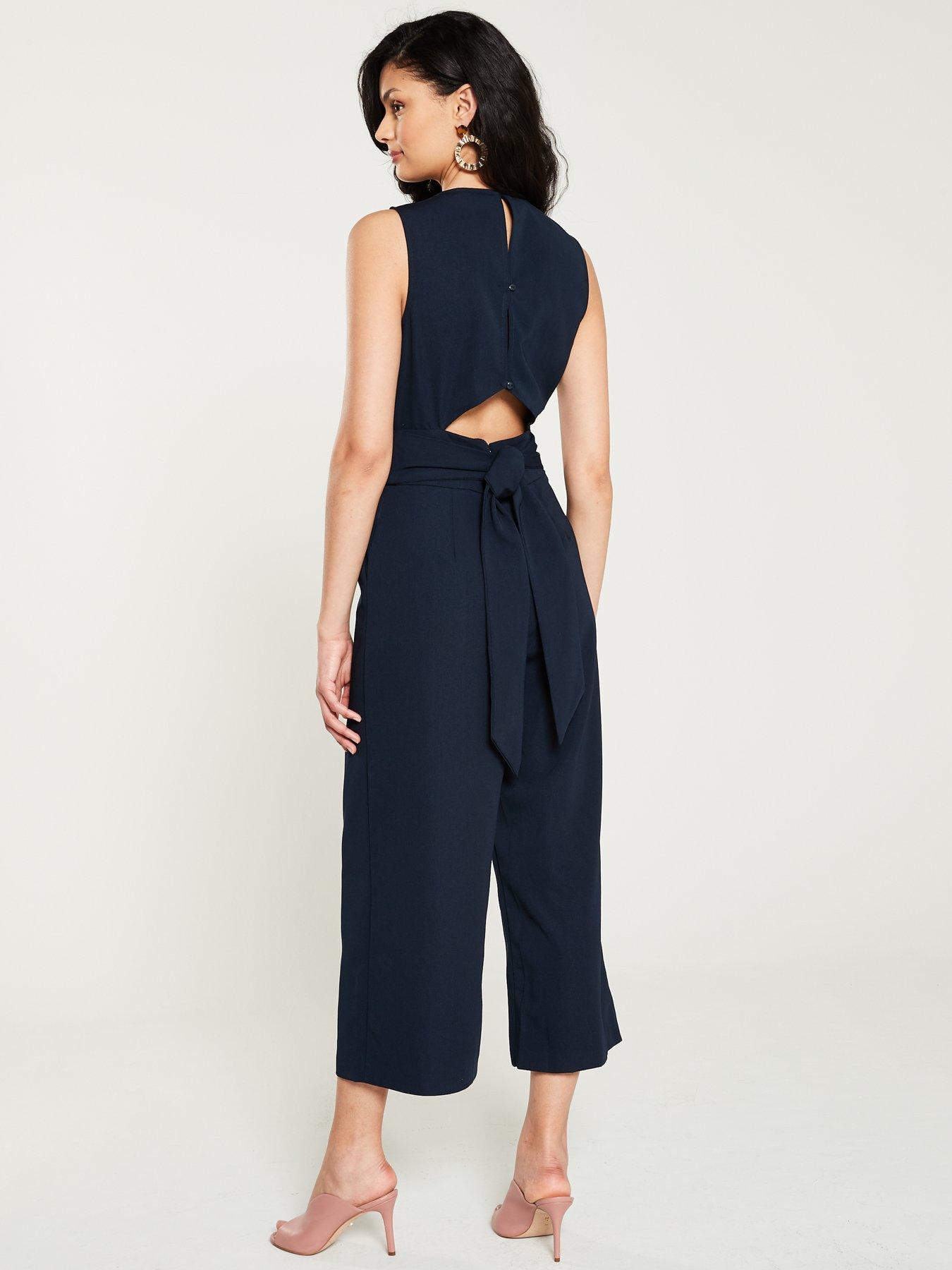 warehouse open back jumpsuit