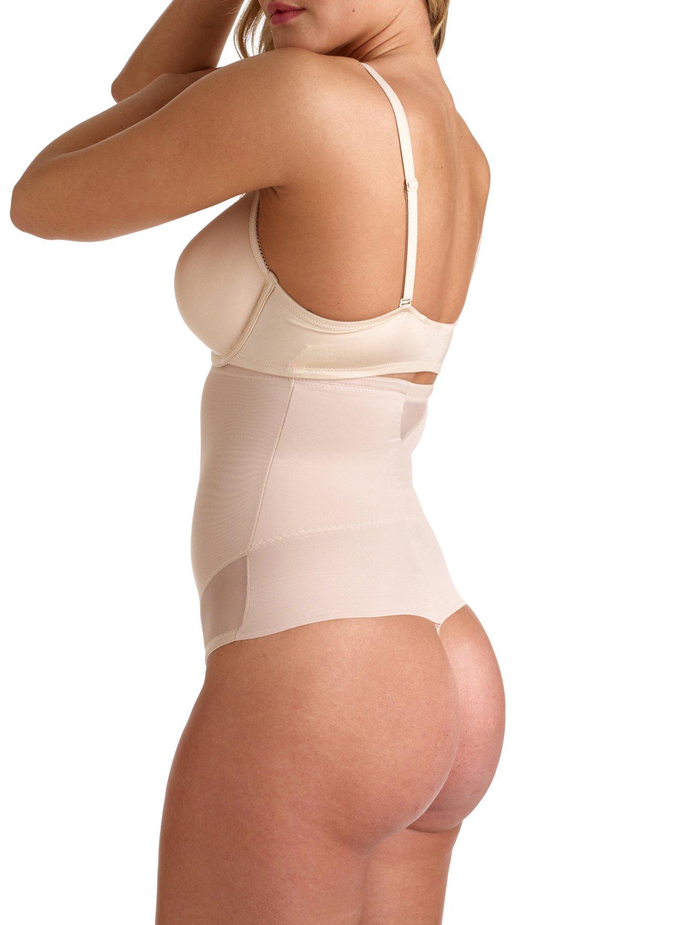 Image 2 of 2 of Miraclesuit Sexy Sheer Shaping Thong - Nude