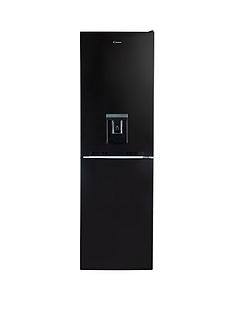 Candy CVS 1745BWDK 55cm Wide Fridge Freezer with Water Dispenser - Black
