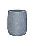  image of aqualona-grey-stone-3-piece-bathroom-accessory-set
