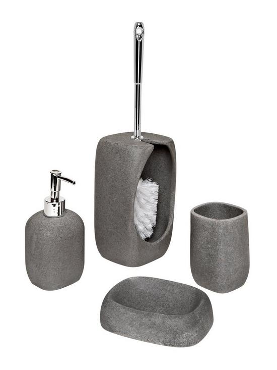 stillFront image of aqualona-grey-stone-toilet-brush
