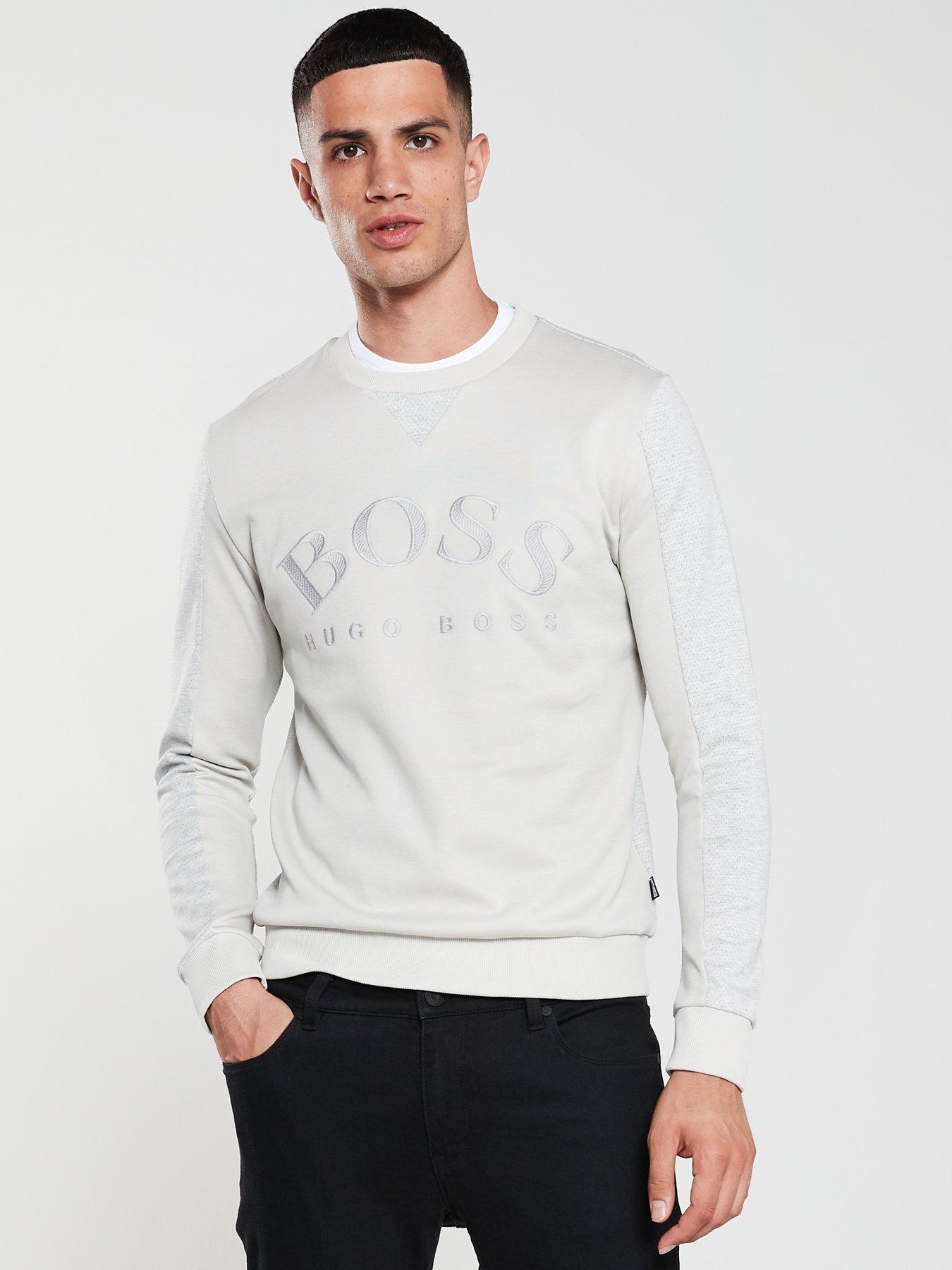 boss athleisure salbo crew neck sweatshirt