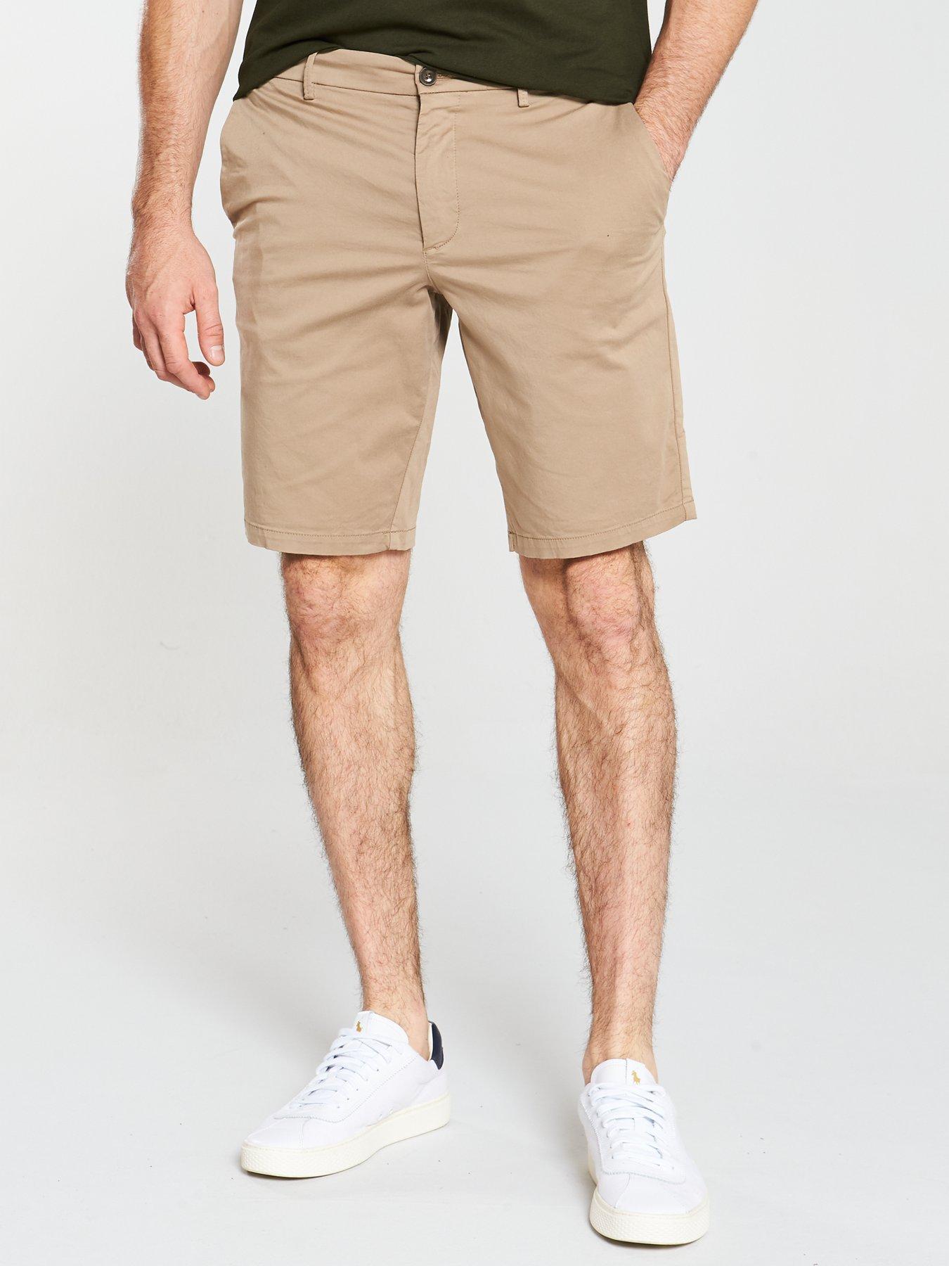 slim fit chino shorts mens