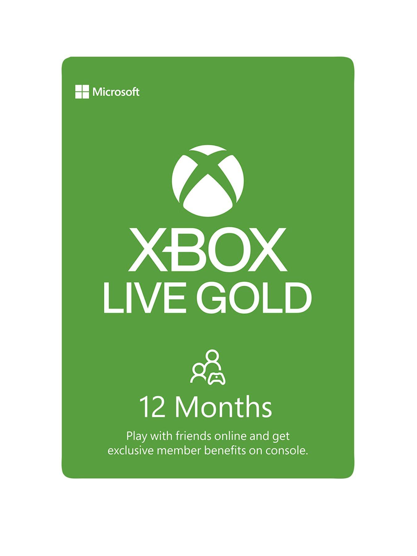 Xbox One Xbox Live Prepaid 12 Month Gold Membership Card review