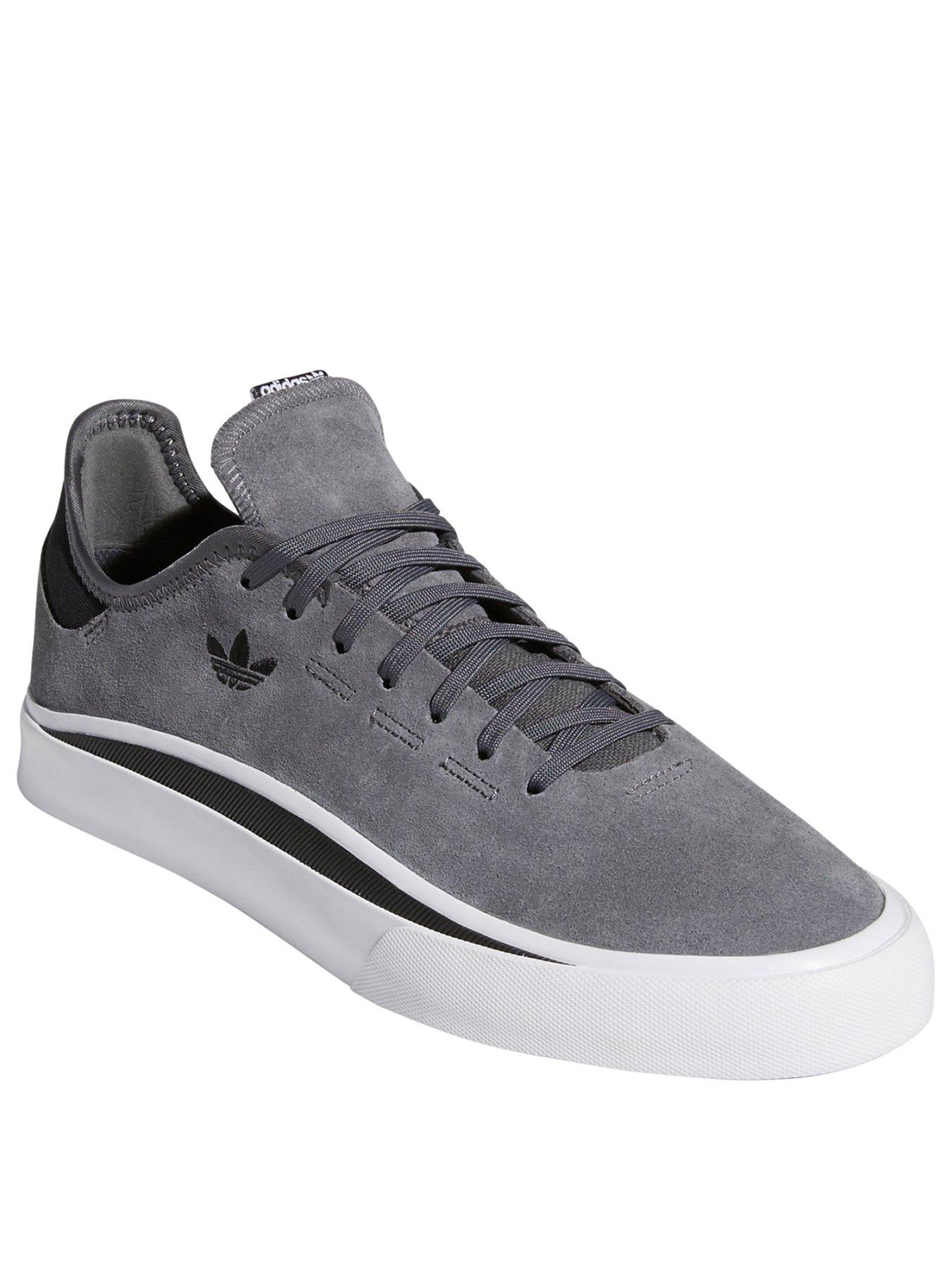 adidas skateboarding sabalo trainers in grey suede