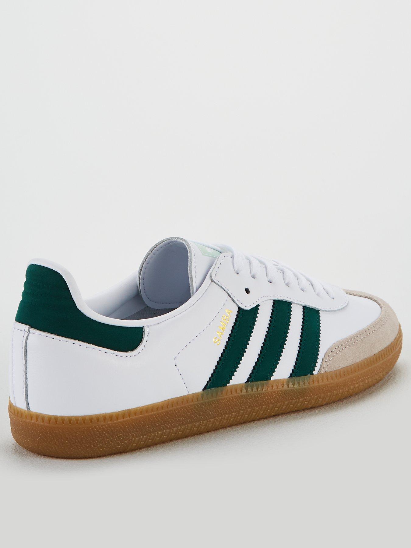 adidas samba green and white