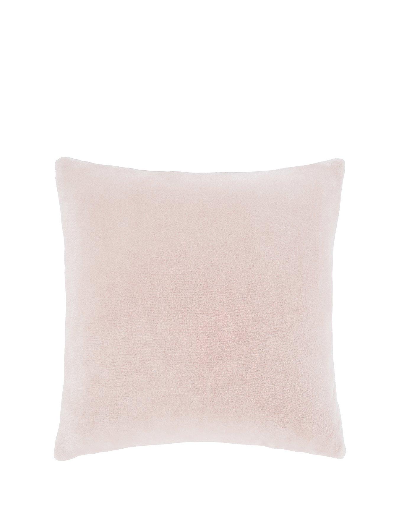 Product photograph of Catherine Lansfield Raschel Large Cushion from very.co.uk