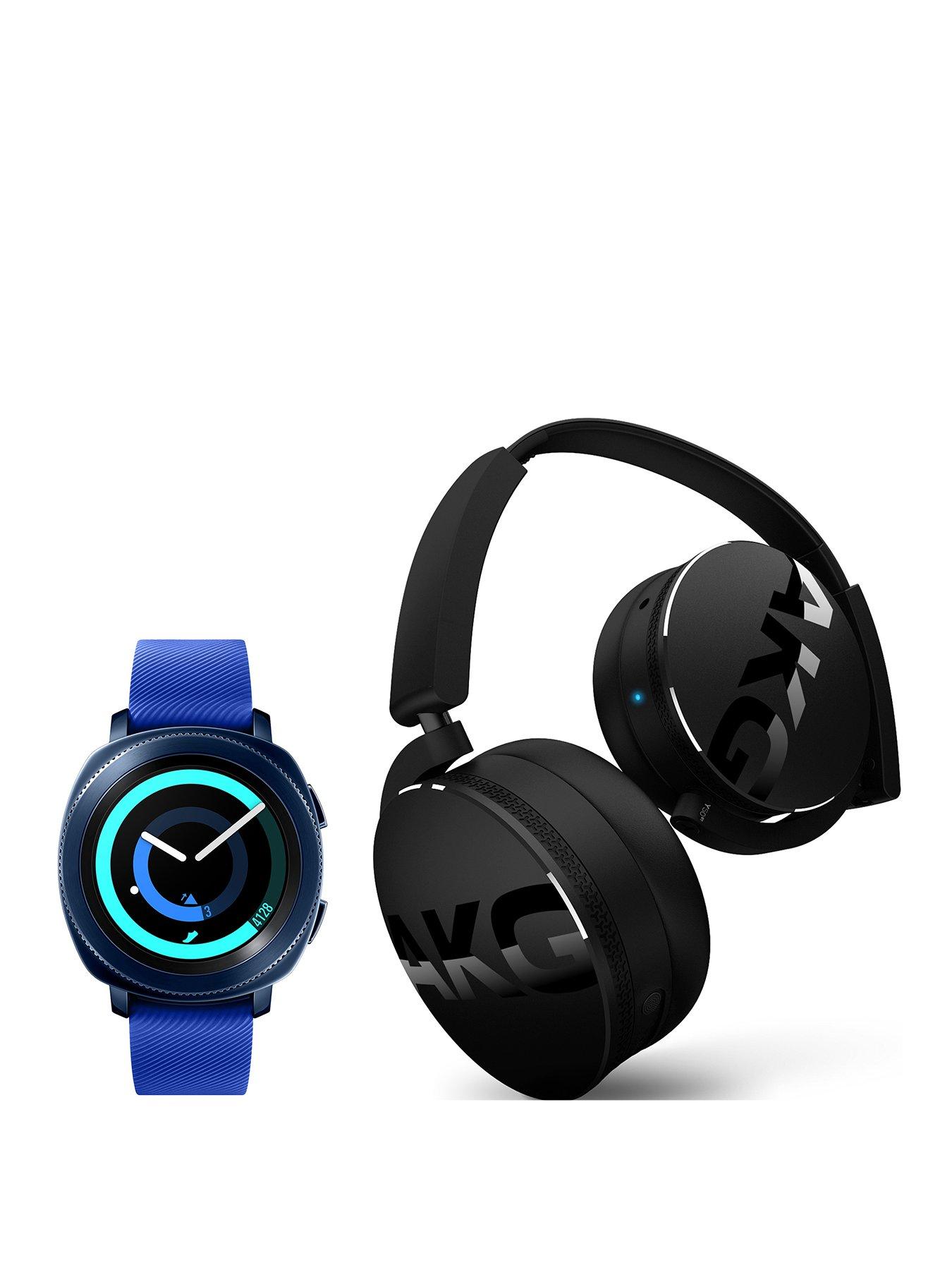 Samsung Gear Sport Blue With Free Akg Y50Bt Bluetooth Headphones review