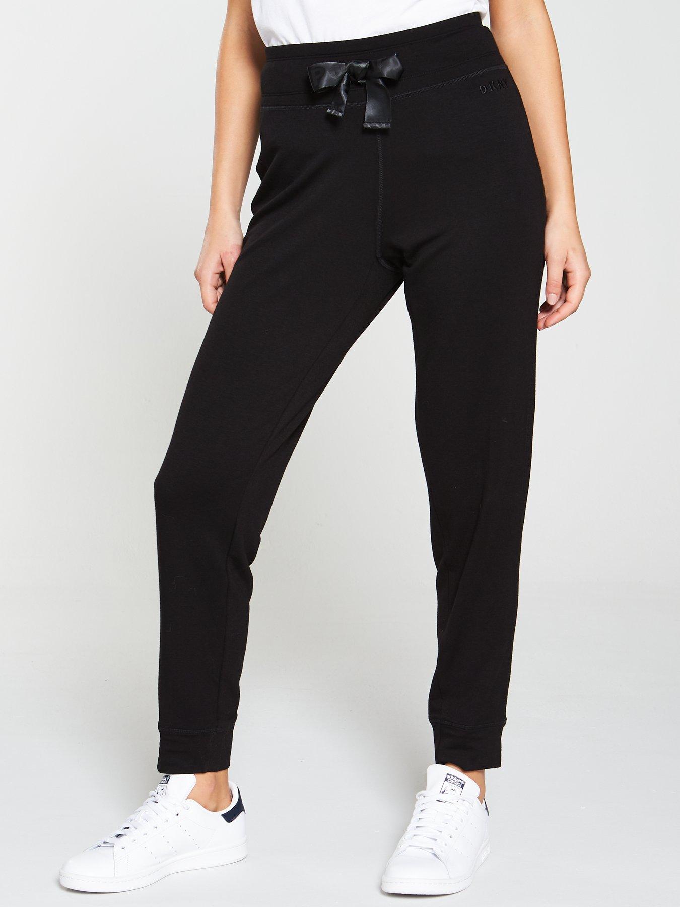 Dkny Sport Cosy Knit Satin Logo Drawcord Sweatpants review