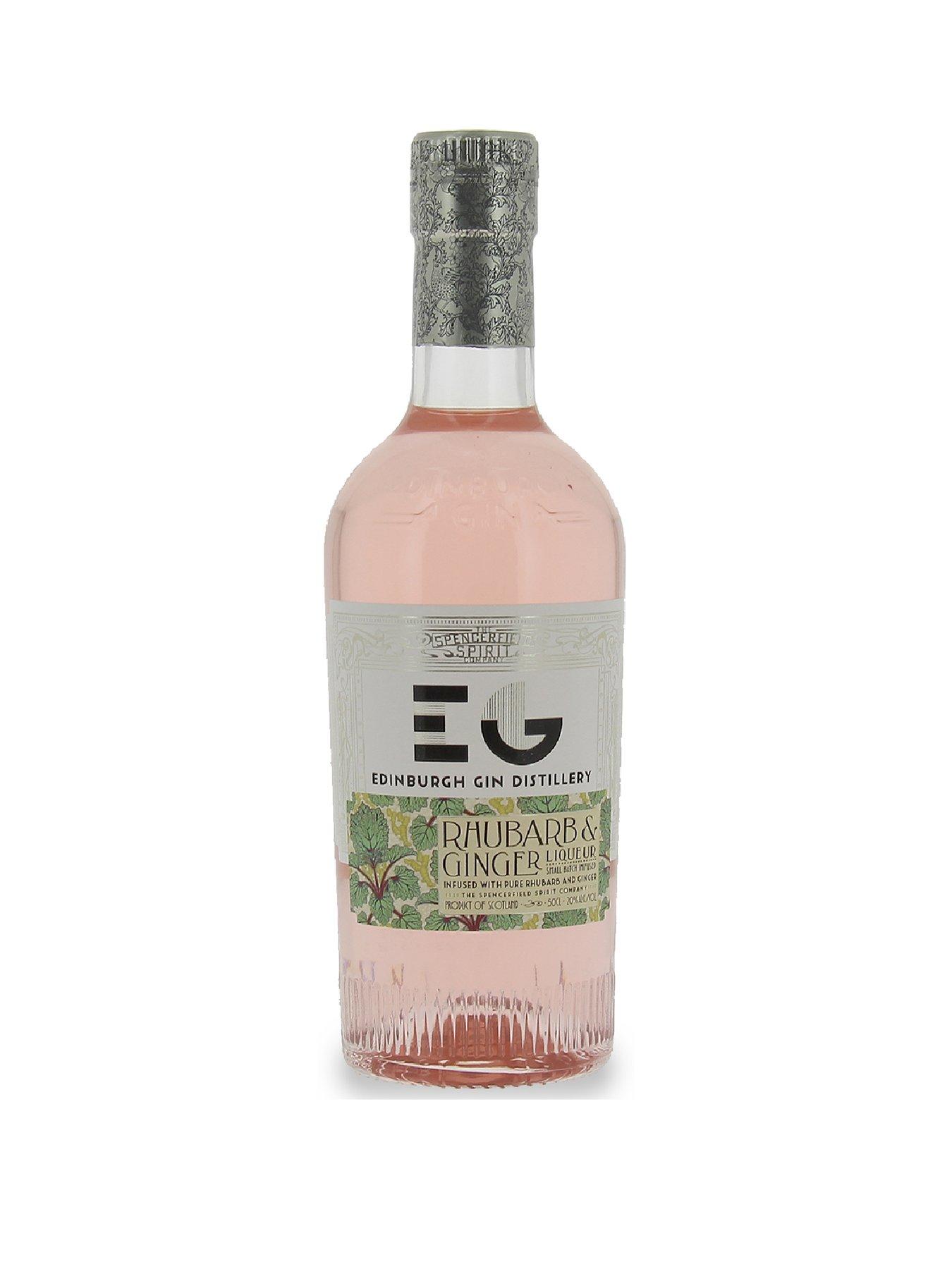 Product photograph of Edinburgh Gin Rhubarb Amp Ginger Liqueur 50cl from very.co.uk