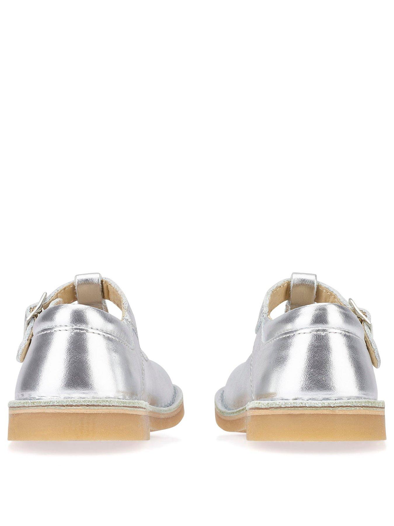silver t bar shoes uk