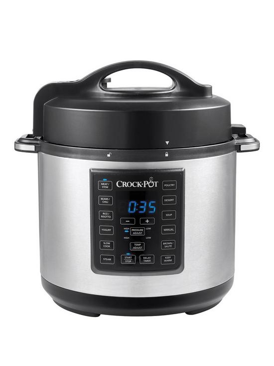 front image of crock-pot-express-56l-multi-pressure-cooker