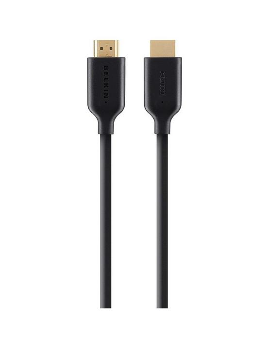 front image of belkin-f3y021bt5m-gold-plated-high-speed-hdmi-cable-with-ethernet-5-metre-4kultra-hd-compatible