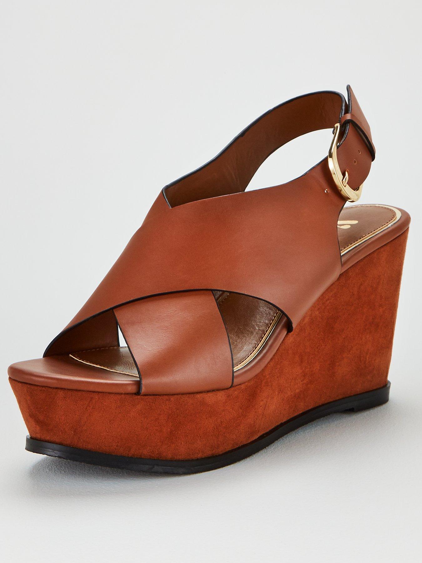 tan platform sandals uk