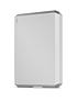  image of lacie-5tb-mobile-hard-drive-hdd-sthg5000400-moon-silver