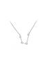  image of the-love-silver-collection-sterling-silver-cubic-zirconia-personalised-constellation-starsign-necklace