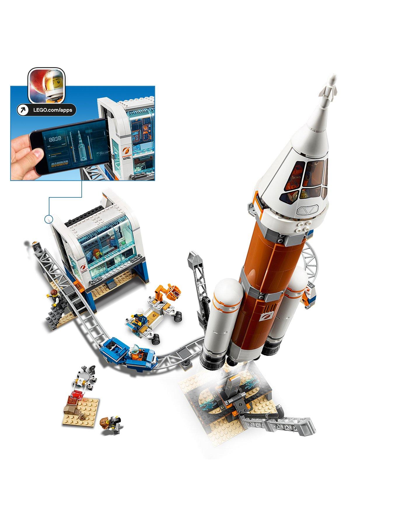 lego space rocket launcher