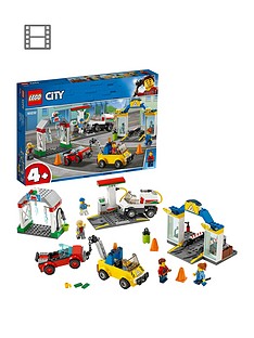 LEGO City 60232 Garage Center with 3 Cars and 4 Minifigures
