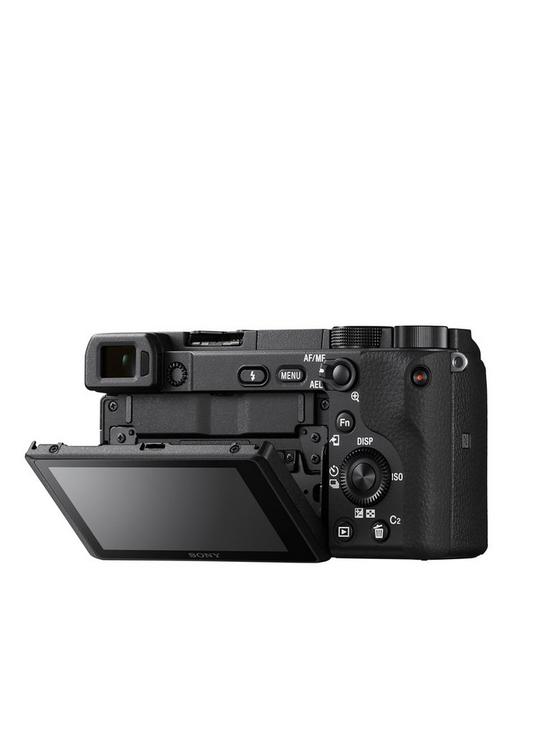 outfit image of sony-alpha6400-e-mount-mirrorless-camera-with-aps-c-sensor-and-real-time-eye-af